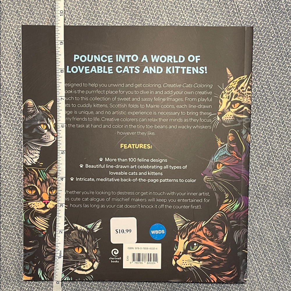 Creative Cats Adult Coloring Book for Cat Lovers - Picture 3 of 7